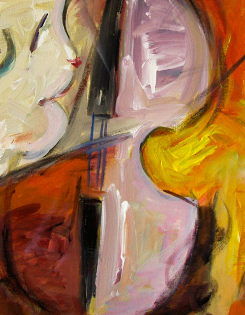 Nude With Cello detail