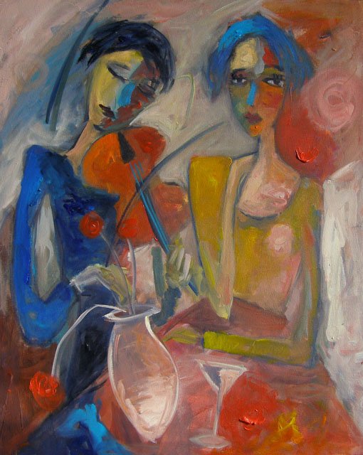 Sonata For Two — Canvas Print