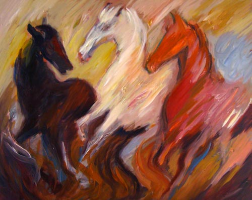 Red Storm 2 — Canvas Print