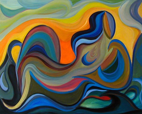 Contours of Emotion — Canvas Print