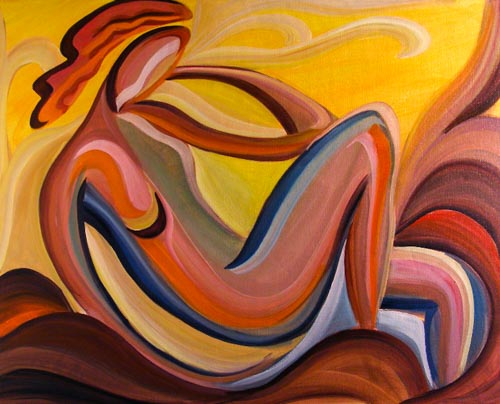 Golden Repose — Canvas Print