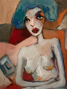 Original modern painting by Washington DC artist Asali — recently sold