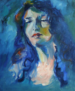 Original landscape painting by Washington DC artist Asali — recently sold