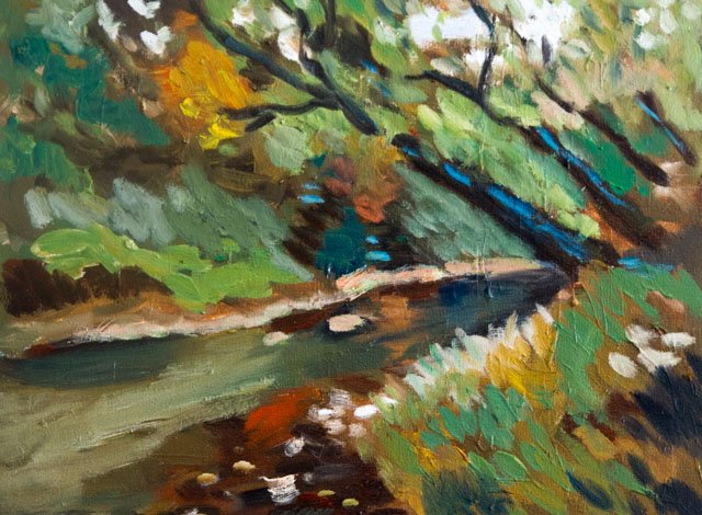 Accotink Green – original painting by Asali Studio