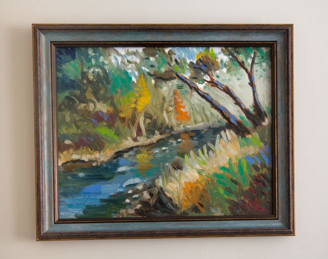 Accotink Park Spring – original painting by Asali Studio