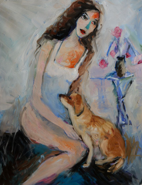 Quiet Devotion – original painting by Asali Studio