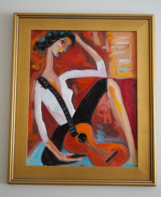 Scarlet Interlude – original painting by Asali Studio